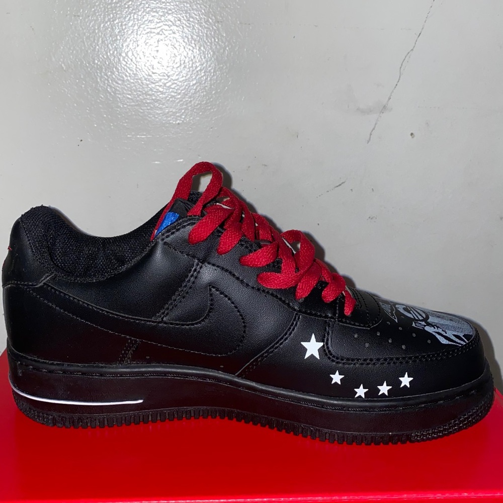 Custom Barak Obama Black Nike Air Force 1’s - Picture 3 of 4